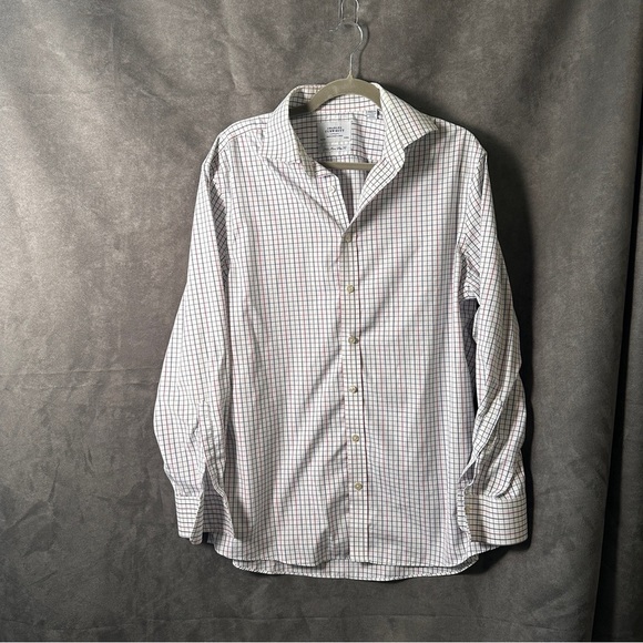 Original Penguin Heritage Slim Fit Button Down Light Blue Micro Dot 16.5/34-35 - Picture 13 of 14